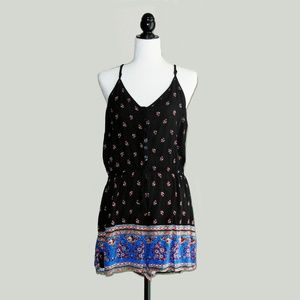Women's Xhilaration Floral Print Skort Dress; XL